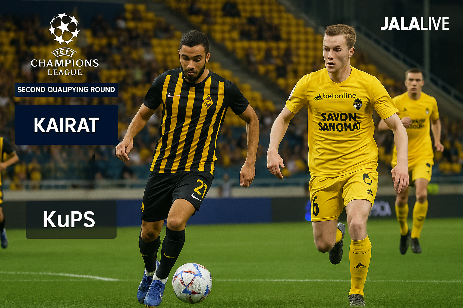 Jadwal Kairat vs KuPS Malam Ini di Kualifikasi Liga Champions UEFA 22.00 WIB Jalalive – Pertarungan Seru di Eropa