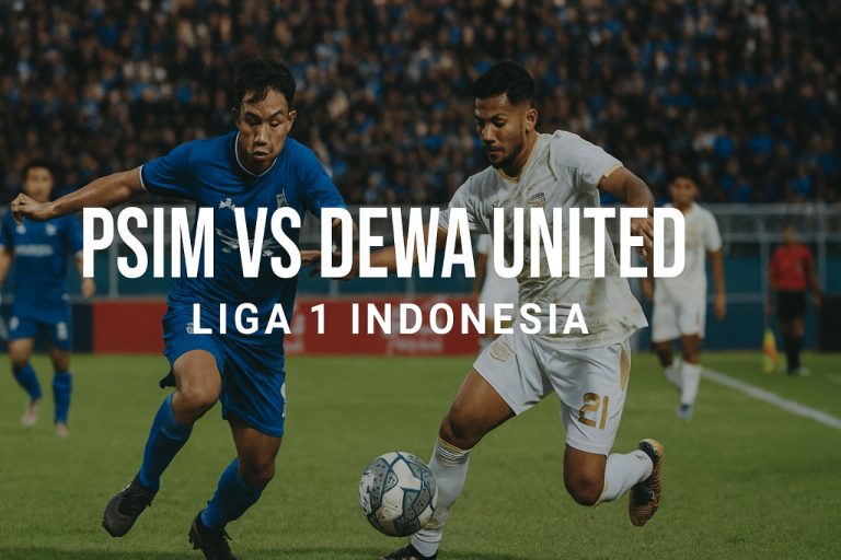 Jalalive Siarkan Langsung PSIM vs Dewa United Liga 1 Indonesia Sore Ini: Saksikan Pertandingannya!