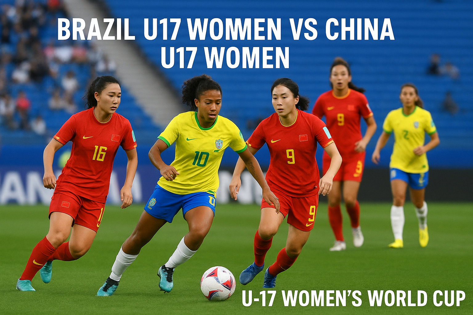 Jadwal Brazil U17 Women vs China U17 Women Hari Ini 28 Oktober 2025 Kickoff 22.30 WIB di Jalalive