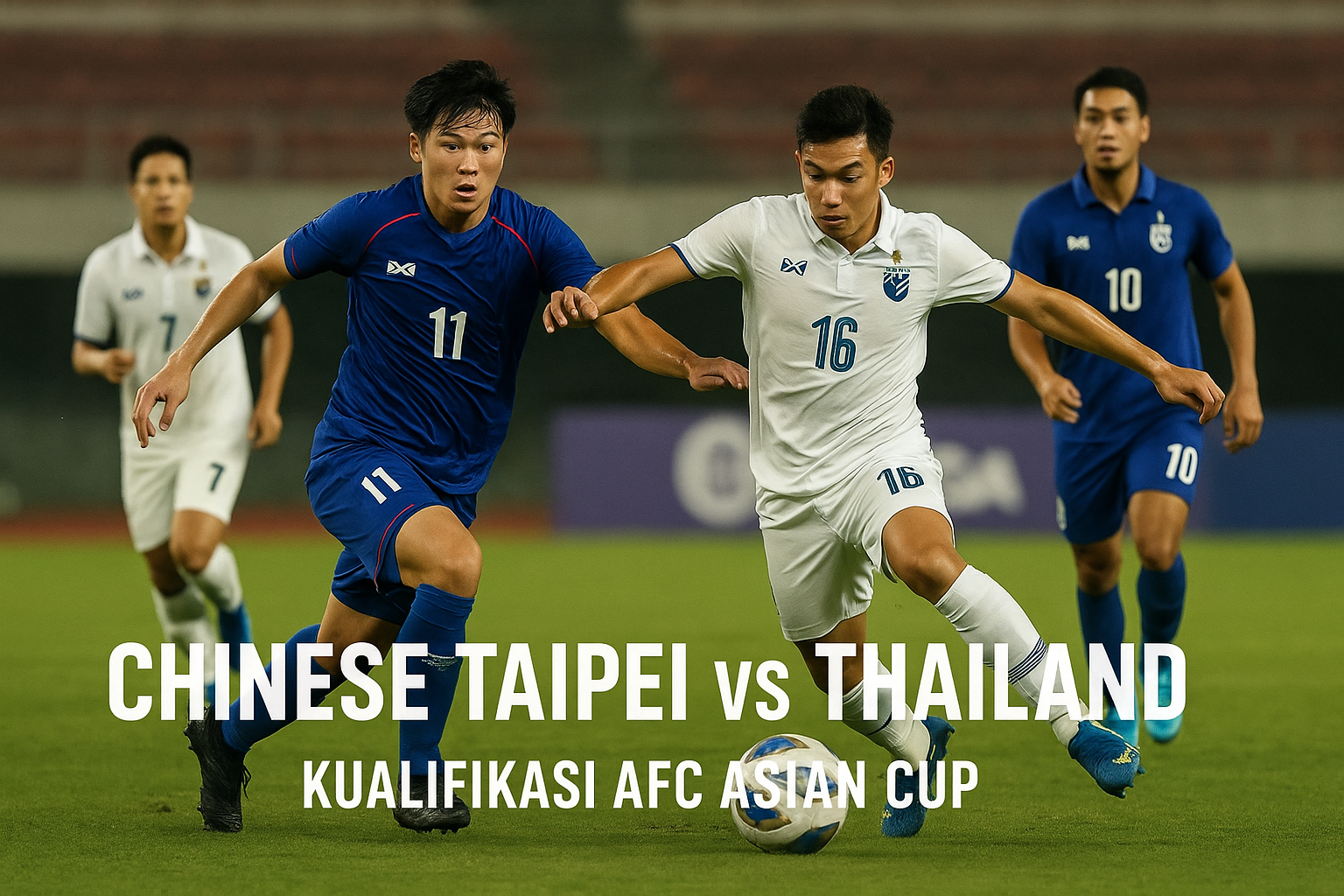 Link Streaming Chinese Taipei vs Thailand Kualifikasi AFC Asian Cup Jalalive – Prediksi Seru Pertempuran Tim Asia di Papan Atas Kualifikasi